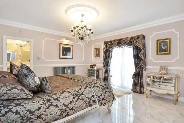 One of the large bedrooms with an en-site.  Photo credit: Zoopla