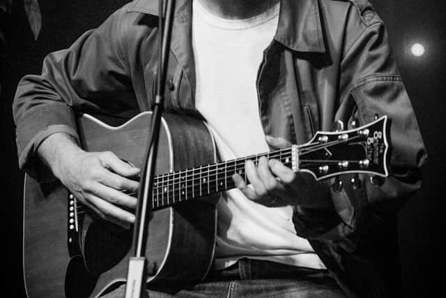 John Power, the frontman of Cast at The Angus, Liverpool. Picture by John Johnson