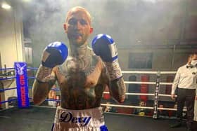 Harley Hodgetts began his professional boxing career with victory in Rome