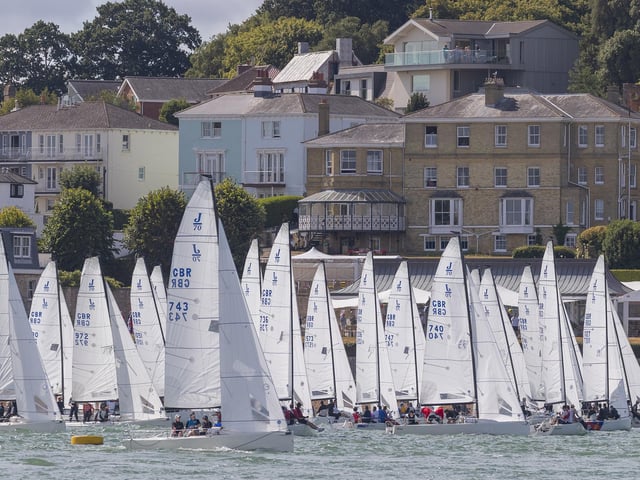 J70 Start off RYS, Cowes IOW