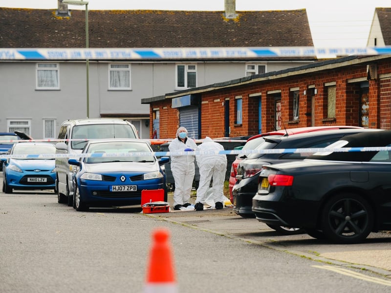 Gosport police incident - Police officers close Nobes Avenue in Gosport due to emergency incident.