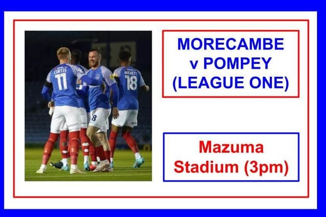 Pompey are yet to win at Morecambe in six previous attempts