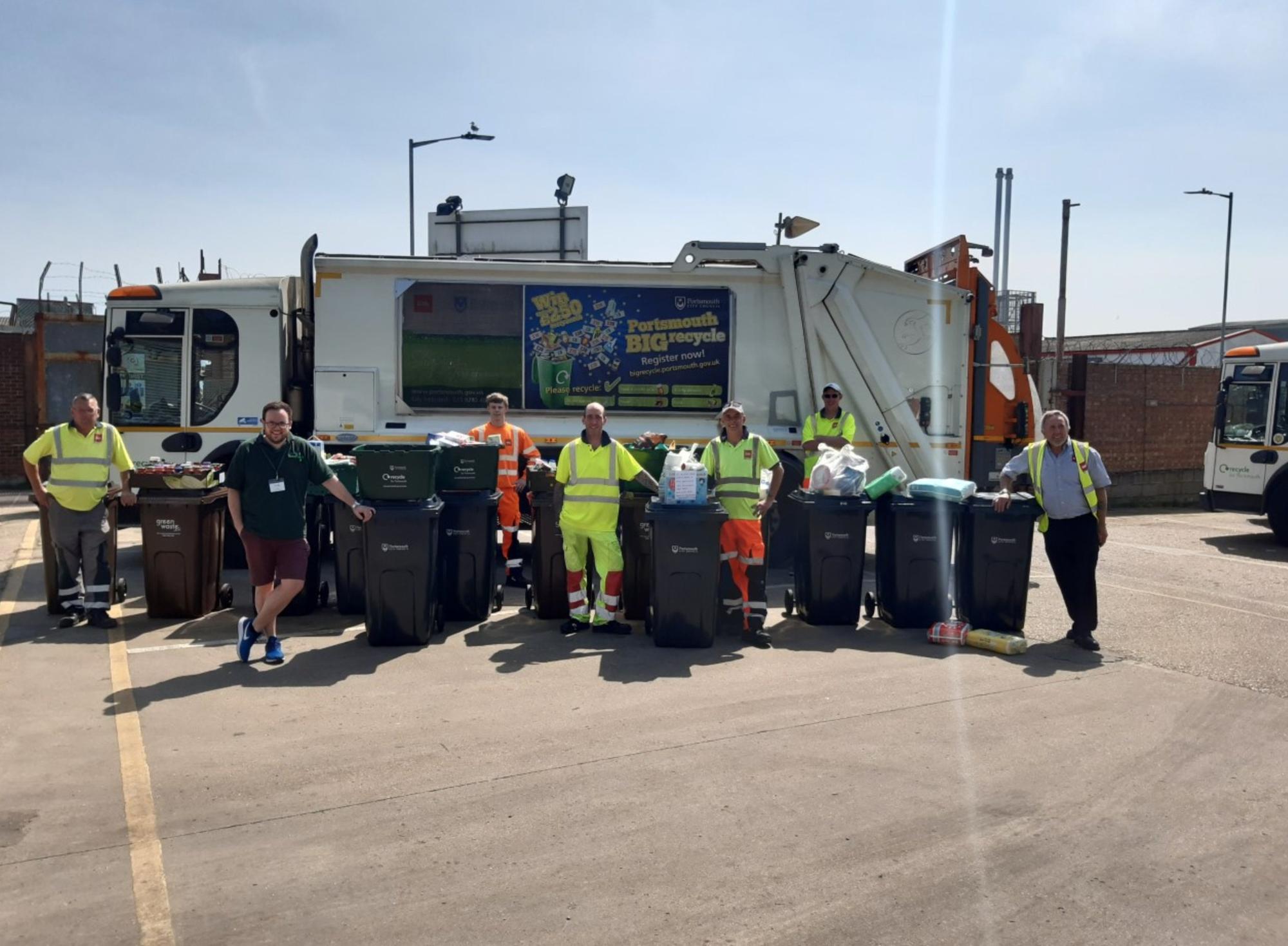 Waste firm donates nearly 20 wheelie bins of food to Portsmouth food