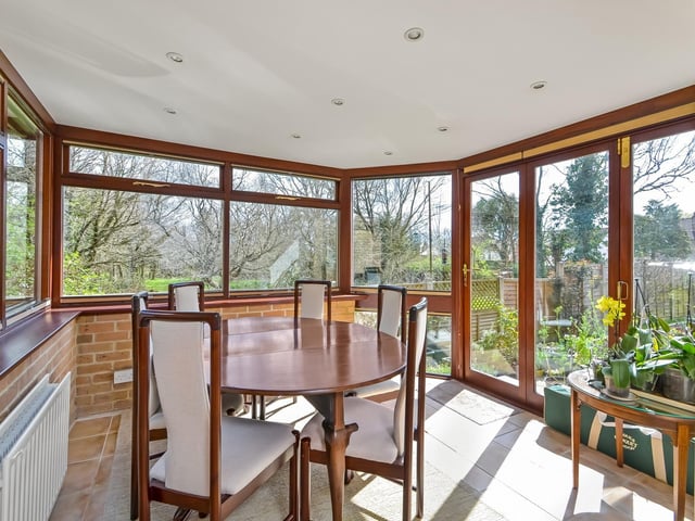 This six bedroom house in Treeside Way, Waterlooville, is on the market for £850,000. It is listed by Fine and Country.