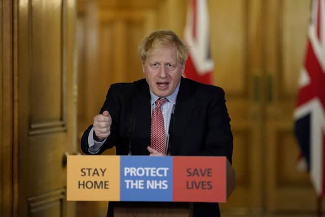Prime Minister Boris Johnson has tested positive for coronavirus. Picture: 10 Downing Street / Crown copyright / Andrew Parsons / PA Wire