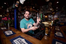 Pictured: Manager, Paul Mills behind the bar

Picture: Habibur Rahman