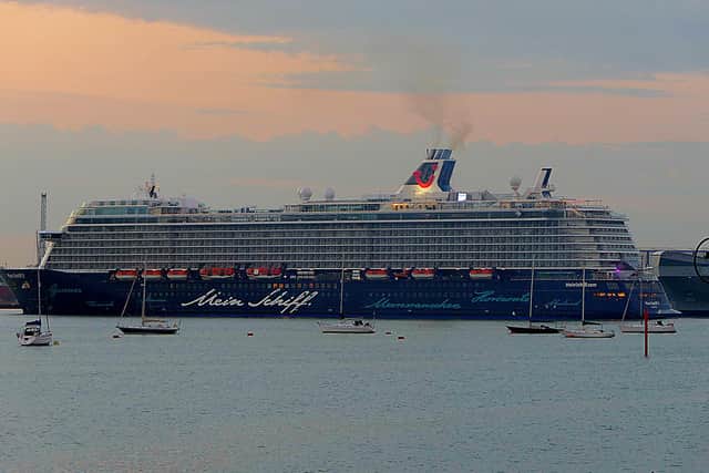 Mein Schiff 3 making her second visit to Portsmouth on Saturday, July 8. Picture: Alison Treacher.