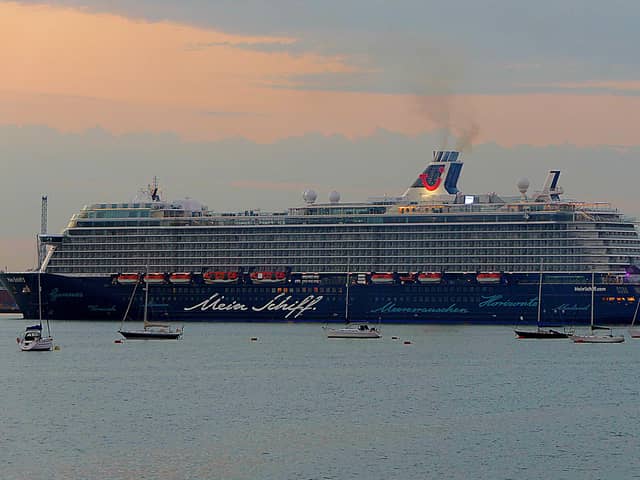 Mein Schiff 3 making her second visit to Portsmouth on Saturday, July 8. Picture: Alison Treacher.