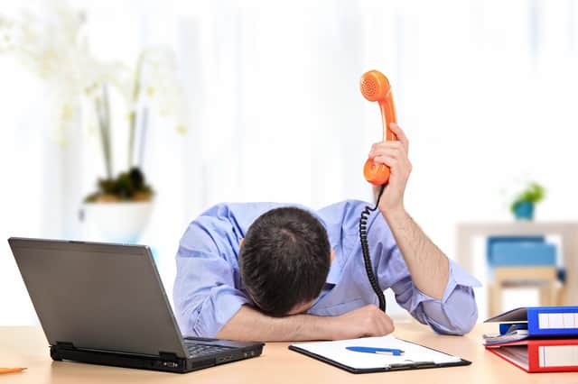 Steve Canavan's been driven to distraction on the phone while trying to renew his mortgage. Picture by Shutterstock