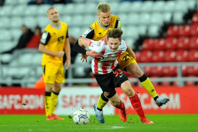 Denver Hume joined Pompey 138 days after signing a new two-year Sunderland deal following protracted contract talks. Picture by FRANK REID