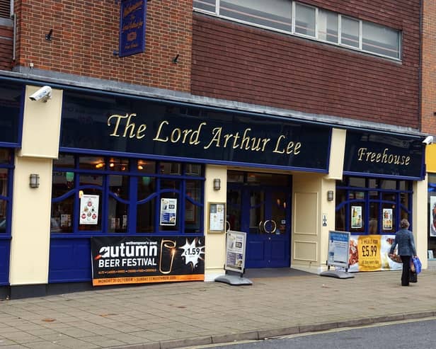 The Lord Arthur Lee has a 3.9 Google rating based on 1,595 reviews.
