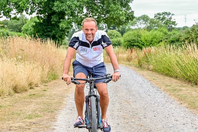 James Clarke, who was diagnosed with motor neurone disease (MND) last year and has pledged to pick up the ball and raise funds to try to find a cure for the condition after the death of Doddie Weir. Pic Graham Lee/PA Wire