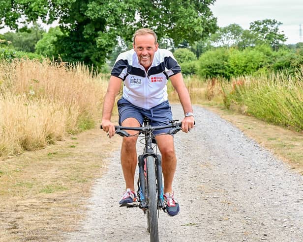 James Clarke, who was diagnosed with motor neurone disease (MND) last year and has pledged to pick up the ball and raise funds to try to find a cure for the condition after the death of Doddie Weir. Pic Graham Lee/PA Wire