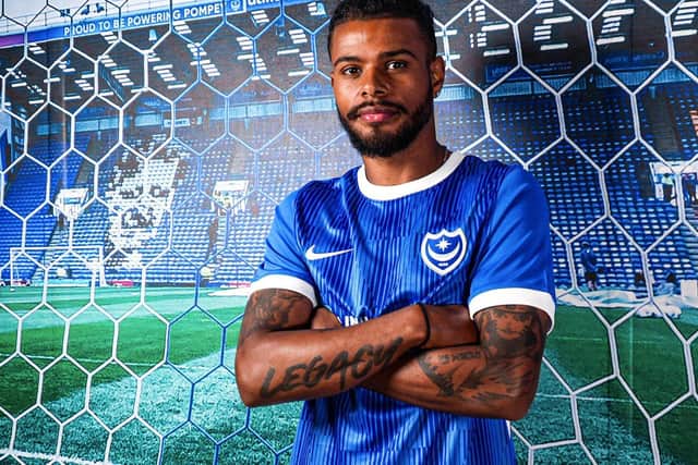 New Pompey signing Tino Anjorin is hoping to excite Pompey fans - with Derby County targeted for his bow: Pic: Portsmouth FC