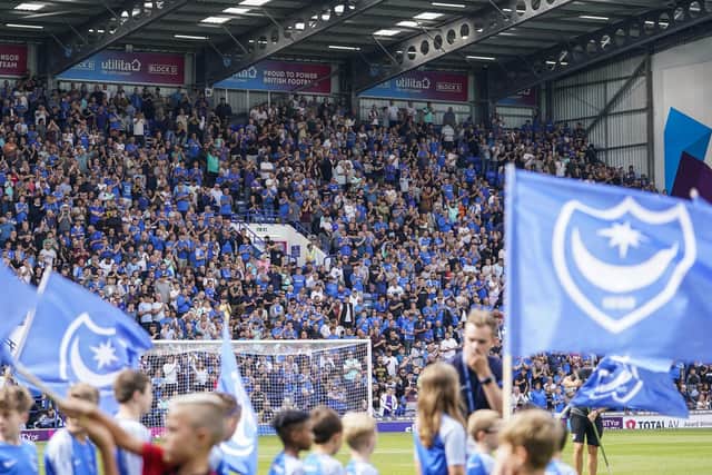 Andy Cullen has been delighted with supporter reception towards Fratton Park's redevelopment - and the project will be focusing on the Milton End in October. Picture: Jason Brown/ProSportsImages