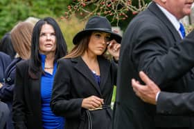 Funeral of Stephen Harrington at All Saints Church , Horndean on Wednesday 5th October 2022

Pictured: Widow, Hayley Harrington at All Saints Church, Catherington Lane, Horndean 

Picture: Habibur Rahman
