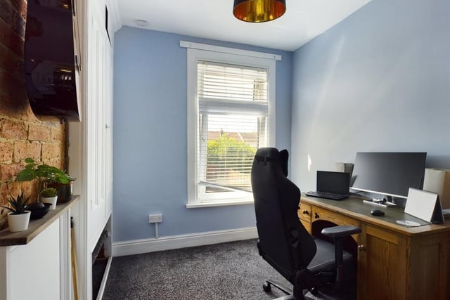 This three-bedroom home was on the market for £278,000.