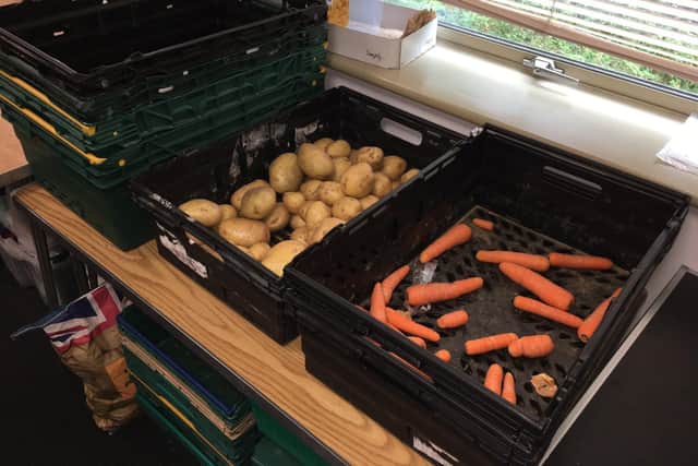 Vegetables boxes are quickly depleting.