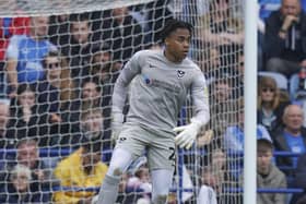 Josh Oluwayemi was Pompey's number two keeper last season - but the Blues are searching for an alternative. Picture: Jason Brown/ProSportsImages