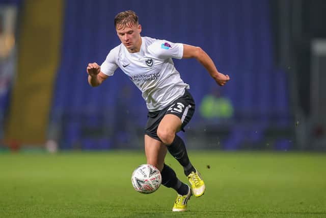 Cameron Pring enjoyed his time at Fratton Park, despite the 'shock' ending. Picture: Nigel Keene/ProSportsImages
