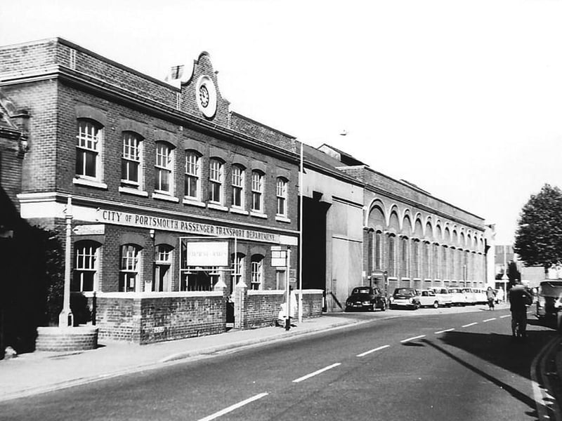 Portsmouth Passenger Transport Department and bus depot