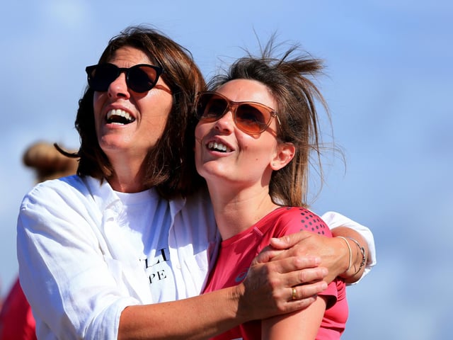 Mandy Clark and Sian Wright. Picture: Chris Moorhouse (jpns 030722-13).