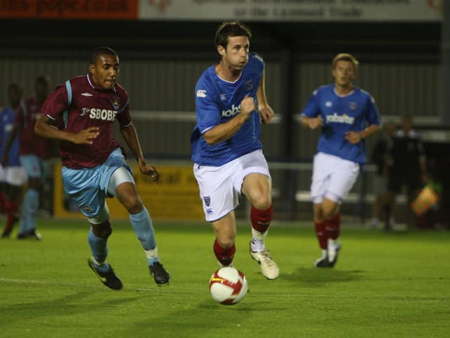 Mike Williamson features for Pompey's reserves against West Ham - he never played a first-team game. Picture: Dave Haines