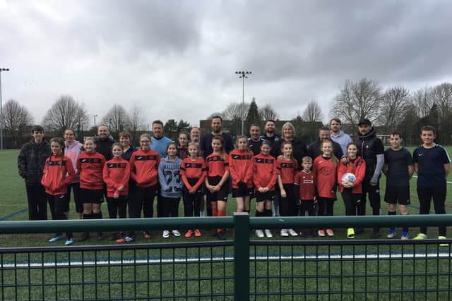 Widbrook United under 12s created a TikTok video of their toilet roll challenge to keep their spirits up after their near-unbeaten season was cancelled. Pictured on an outing with parents and team mates