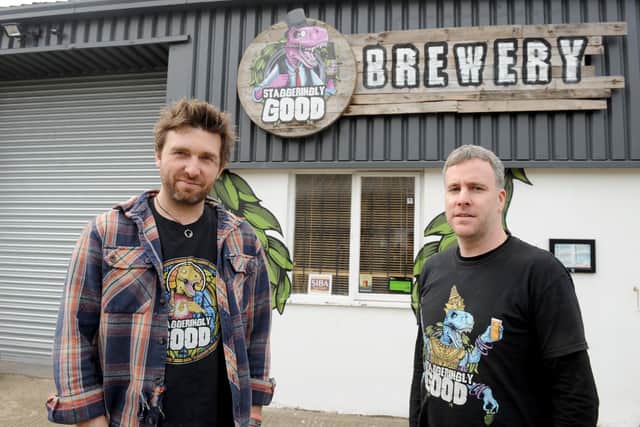 Owners Joe Ross and Jonathan Chapman. Picture: Sarah Standing (170402-4374)