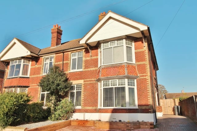 This property comes with four bedrooms, one bathroom and two reception rooms, as well as a huge garden.