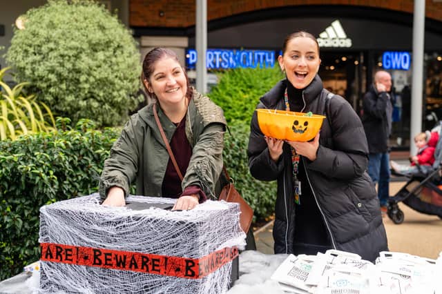 Event staff Kelly & Georgia at the Spooktacular Portsmouth Comic Con at Gunwharf.
Photos by Matthew Clark