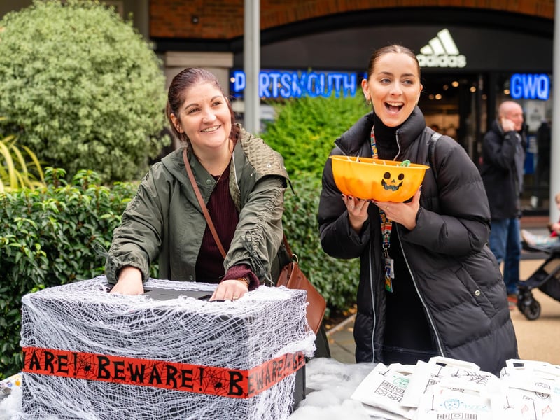 Event staff Kelly & Georgia at the Spooktacular Portsmouth Comic Con at Gunwharf.
Photos by Matthew Clark