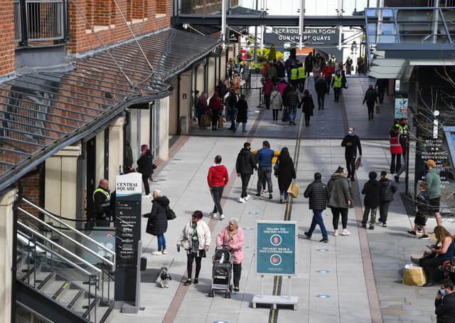 Gunwharf Quays. Picture: Finnbarr Webster/Getty Images