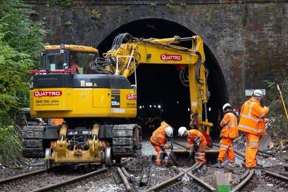 Great Western Railway trains from Cardiff Central to Portsmouth Harbour are set to be disrupted by planned engineering works this Saturday. Picture: Network Rail