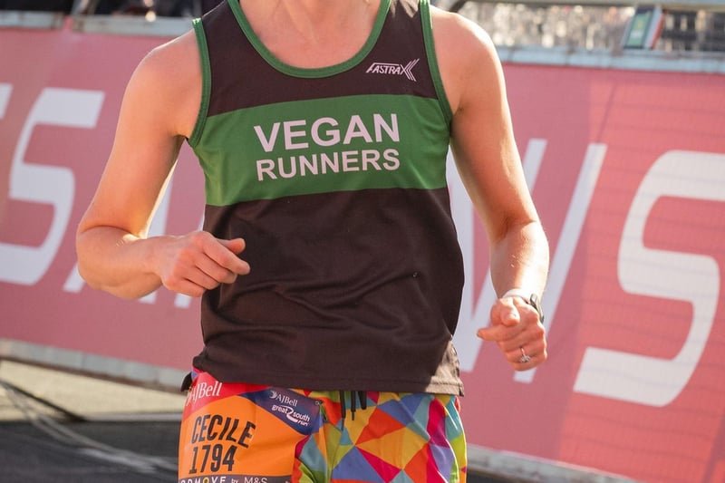 Great South Run Runners taking part in the race.