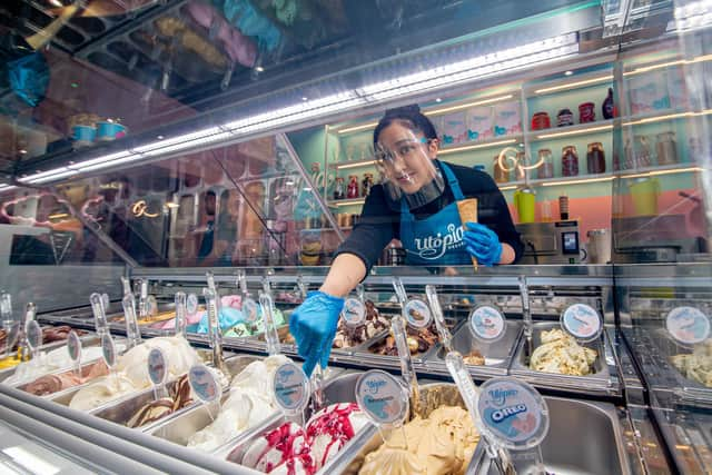 Utopia, Fareham has opened during the last lockdown, but is officially open again now

Pictured: Simran Taak at her shop on 15 April 2021

Picture: Habibur Rahman