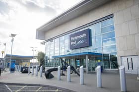 10/10/19   

Transport secretary, Grant Shapps, is visiting Portsmouth Port as part of UK infrastructure day.

Pictured ; GV of the Portsmouth International Port. 

Picture : Habibur Rahman