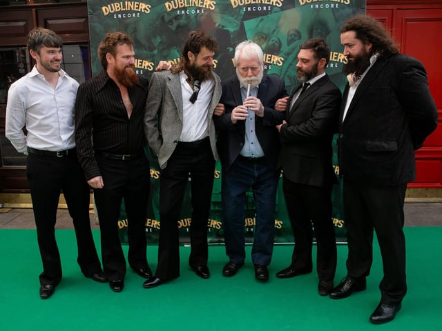 John Sheahan and penny whistle with the Dubliners Encore