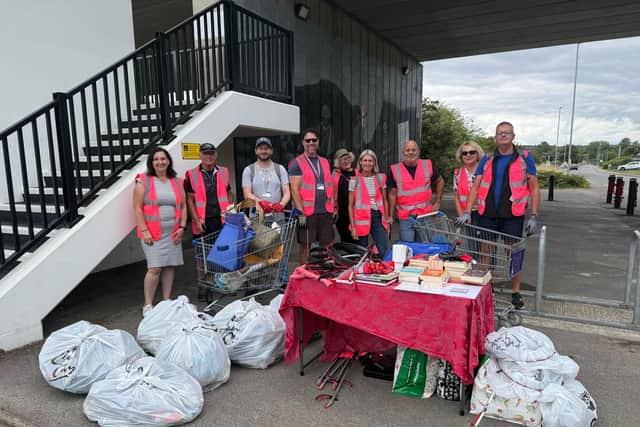 Community Litter Picking Event at Hilsea Station