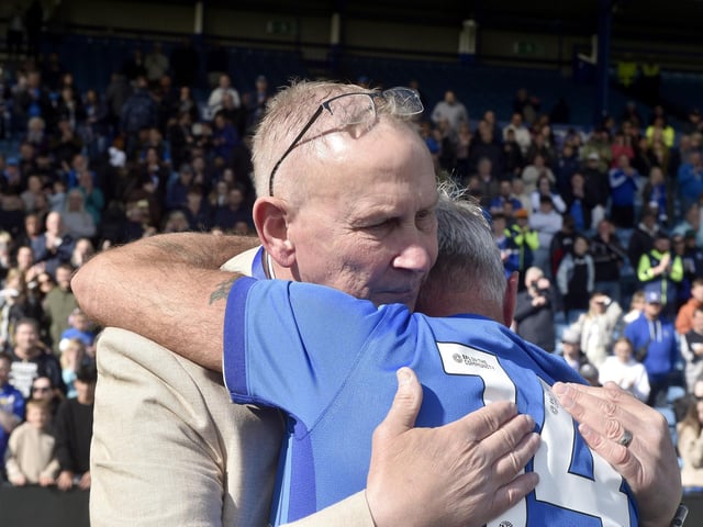 Pompey Legends v Alan Knight Celebrity XI in a charity fundraising match at Fratton Park on Bank Holiday Monday. Picture: Sarah Standing (050525-2868)