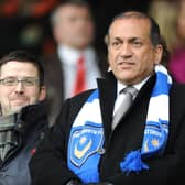 Former Pompey owner Balram Chainrai has missed out on a £3m windfall after Pompey failed to win promotion this season. Picture: Ian Hargreaves