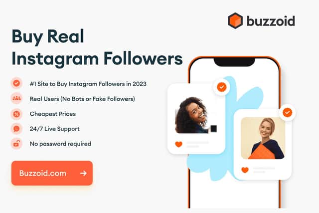 Buzzoid offers a convenient way to pay for followers