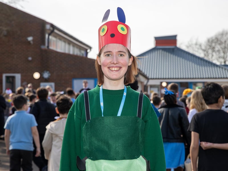 Children & staff from Stamshaw Junior School dressed up for World Book Day. Pictured - Staff dressed up for World Book Day Photos by Alex Shute