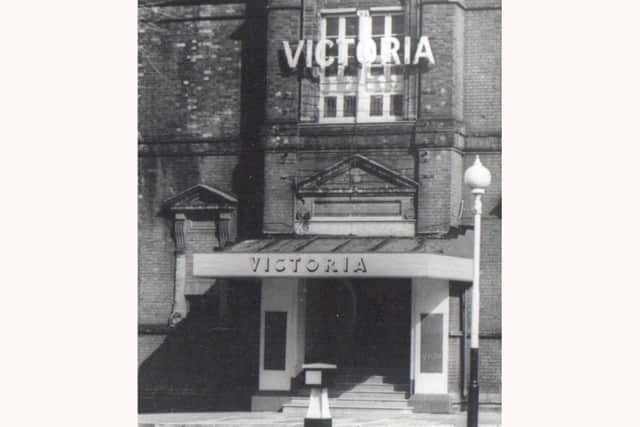 Victoria Hall where the first moving pictures in Portsmouth were seen in July 1896.