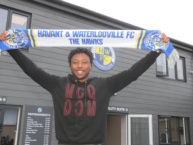 Joash Nembhard has joined Hawks after leaving National League South rivals Hemel Hempstead Picture: Dave Haines