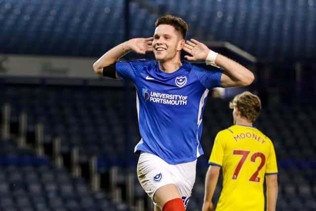 Pompey may still need striking reinforcements despite George Hirst scoring his first for the club.   Picture: Robin Jones/Digital South