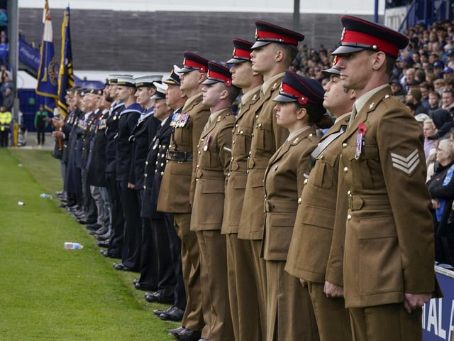 41 moving Portsmouth Remembrance Day images with fan and Charlton Athletic drama as faithful returned to Fratton.