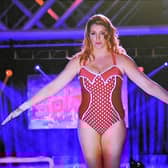 Conservative MP for Portsmouth North Ms Penny Mordaunt appearing on the ITV show 'Splash' in 2014  (14142-7262)