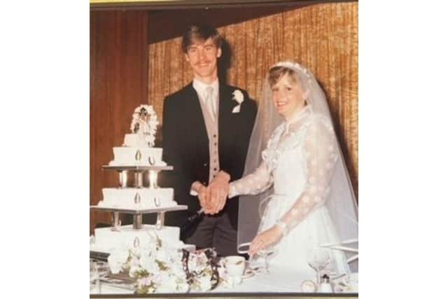 Joe and Madeline Morgan have celebrated 40 years of marriage.