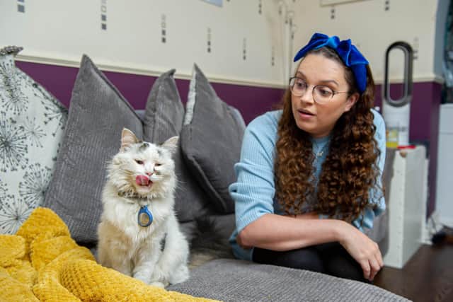 Danielle Geddes and her cat, Presley are reunited after a five-day 'adventure'

Picture: Habibur Rahman
